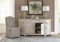 Smokey White Dining Server - Elizabeth