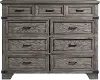 Forge Rustic Pewter Gray Dresser