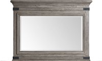Classic Rustic Pewter Gray Mirror - Forge