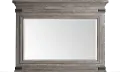 Forge Classic Rustic Pewter Gray Mirror