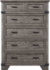 Classic Rustic Gray Chest of Drawers - Forge