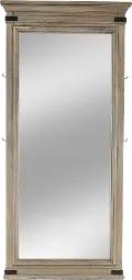 Forge Pewter Gray Floor Mirror