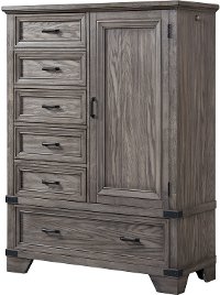 Classic Rustic Gray Gentlemen's Chest - Forge-2