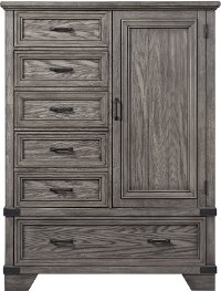 Classic Rustic Gray Gentlemen's Chest - Forge-3