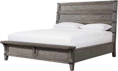 Pewter Gray Queen Headboard - Forge
