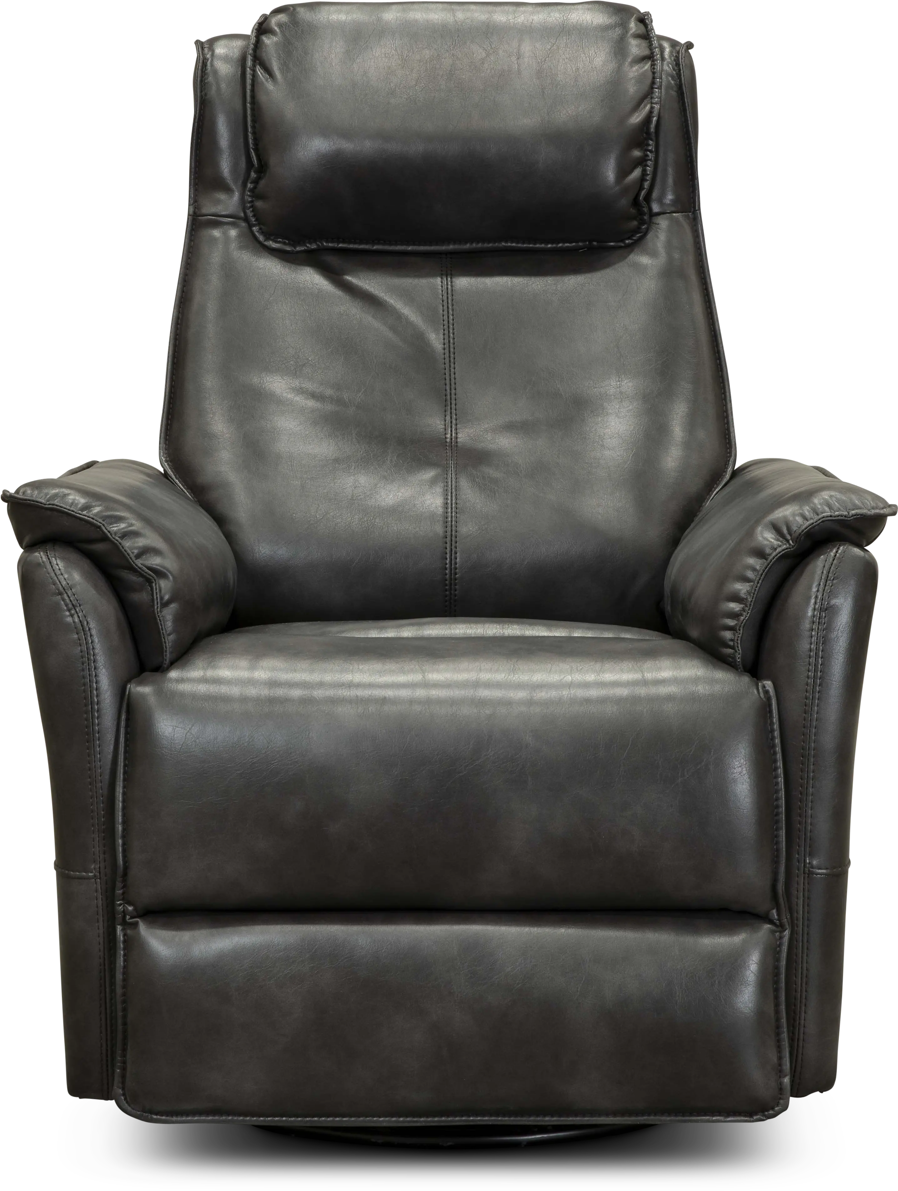 Modern Graphite Gray Power Swivel Glider Recliner - Jeremy-1
