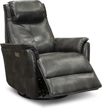 1188-22FSTGRP Modern Graphite Gray Power Swivel Glider Recliner - Jeremy-2