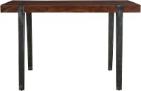 Honey Brown and Iron Dining Room Table - Bradley