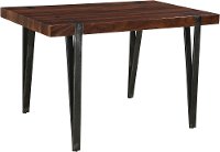 Honey Brown and Iron Dining Room Table - Bradley-3