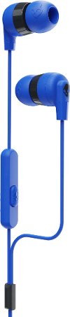 S2IMY-M686 Skullcandy Ink'd+ Earbuds with Microphone - Cobalt Blue
