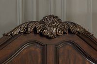 Traditional Brown Cherry Queen Storage Bed - Evette-2