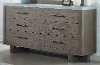 Clearance Modern Gray Oak Dresser - Sandy Oak