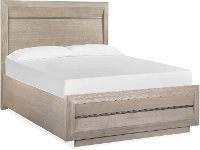 Modern Sandstone Queen Storage Bed - Palisade