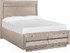 Clearance Modern Sandstone King Storage Bed - Palisade