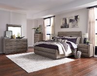 Modern Sandstone 4 Piece King Bedroom Set - Palisade