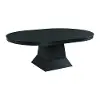 Maddox Contemporary Dark Gray Dining Room Table