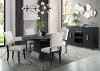 Contemporary Beige and Dark Gray 5 Piece Dining Set - Maddox