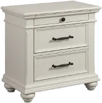 Slater Classic White Nightstand