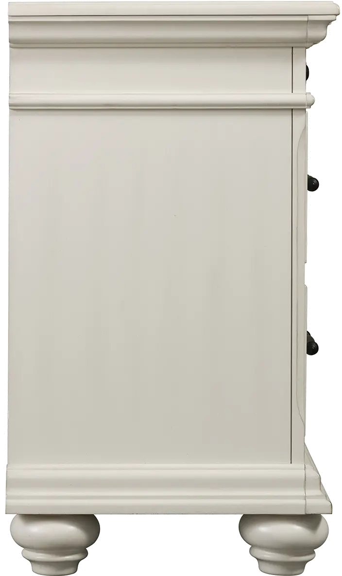 Slater Classic White Nightstand-6