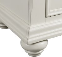 Classic White Chest of Drawers - Slater-3