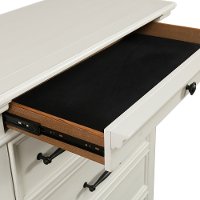 Classic White Chest of Drawers - Slater-4