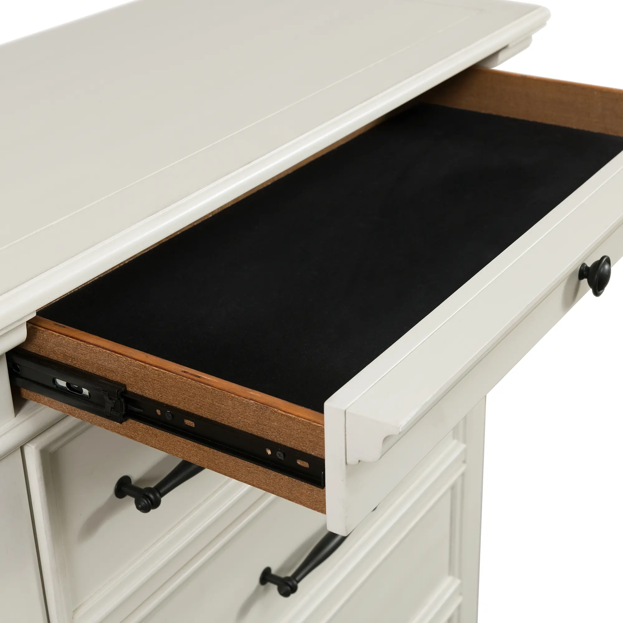 Slater White Chest of Drawers-4