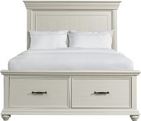 Classic White Queen Storage Bed - Slater-3