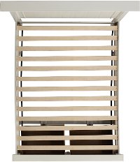 Classic White Queen Storage Bed - Slater-4
