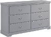 Contemporary Gray Dresser - Seabright