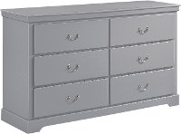 Contemporary Gray Dresser - Seabright