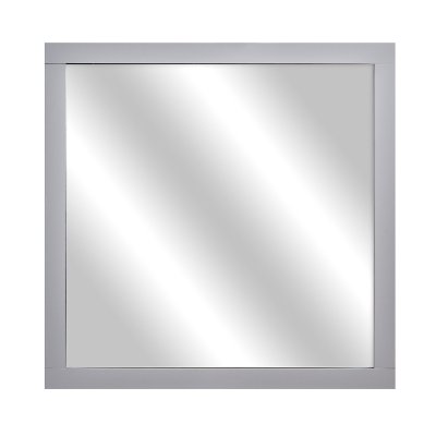 Contemporary Gray Mirror - Seabright