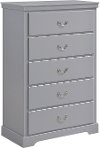 Contemporary Gray Chest of Drawers - Seabright
