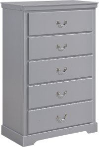 Contemporary Gray Chest of Drawers - Seabright