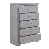 Contemporary Gray Chest of Drawers - Seabright-2