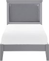 Contemporary Gray Twin Bed - Seabright