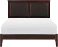 Seabright Cherry Brown Queen Bed