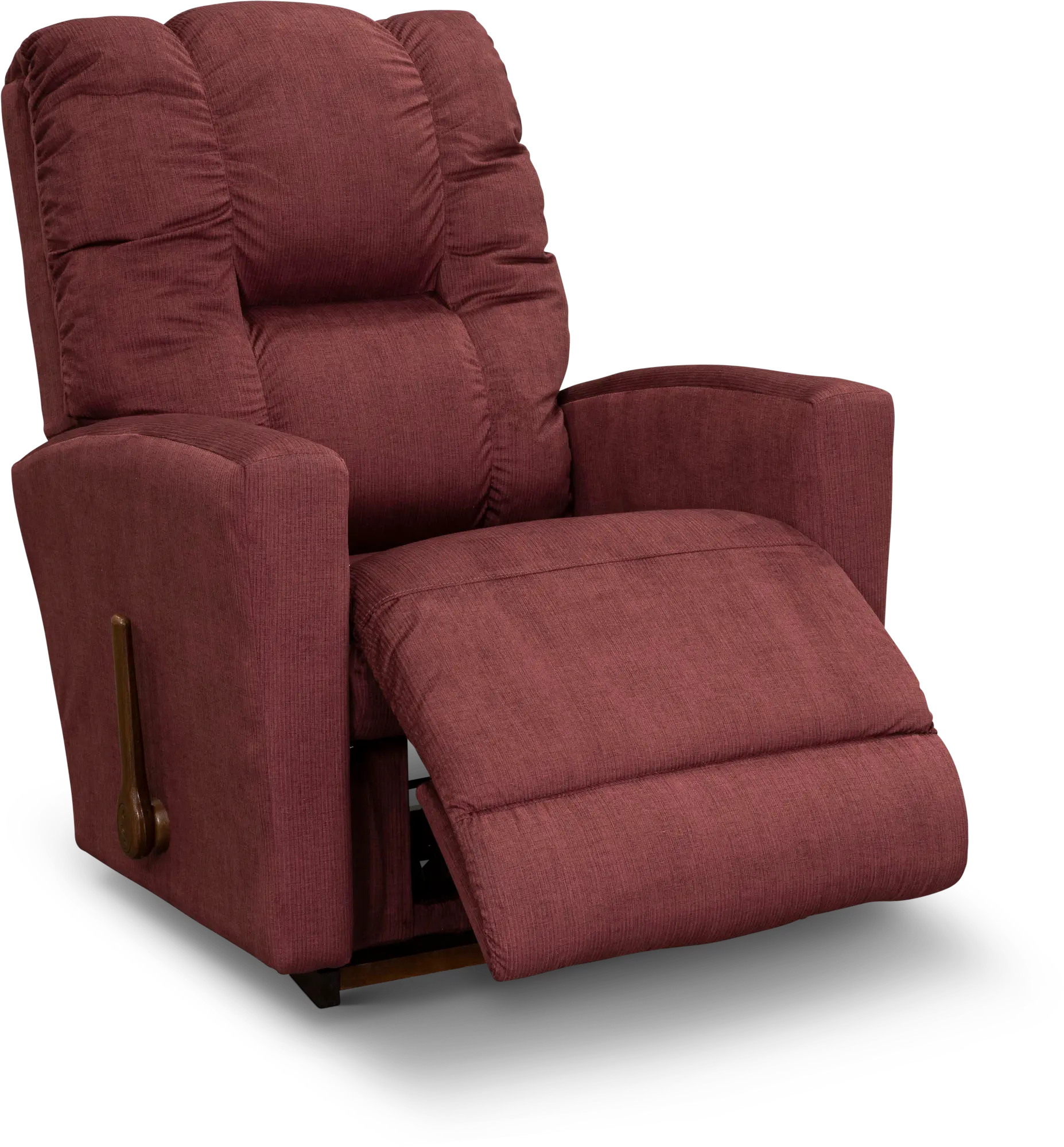 10-767/D160808 Contemporary Sangria Red Rocker Recliner - Casey-2