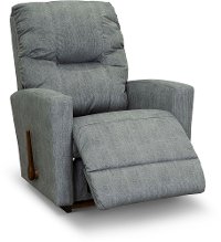 10-767/D160884 Contemporary Lake Blue Rocker Recliner - Casey