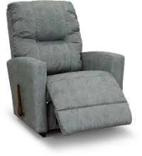 10-767/D160884 Contemporary Lake Blue Rocker Recliner - Casey