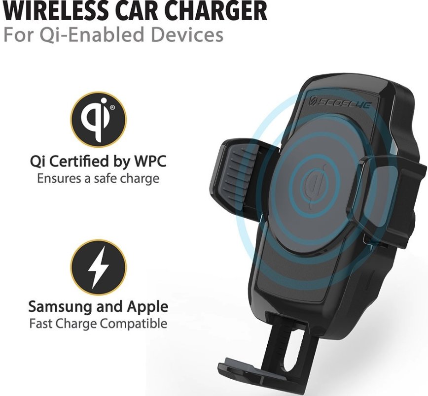 WDHCQ2M-XTSP1 Wireless Charging Universal Window/Dash Mount-3
