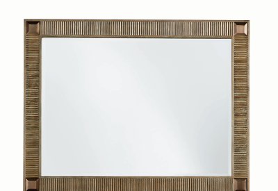 Contemporary Brown Mirror - Park Avenue