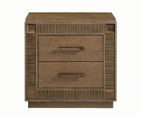 Contemporary Brown Nightstand - Park Avenue