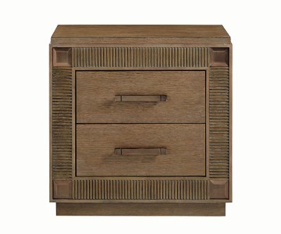 Contemporary Brown Nightstand - Park Avenue