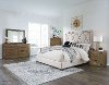 Contemporary Brown 4 Piece Queen Bedroom Set - Park Avenue