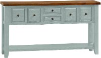 5362-888W Sea Blue Dining Sideboard or Entry Table - Tuscan 5362