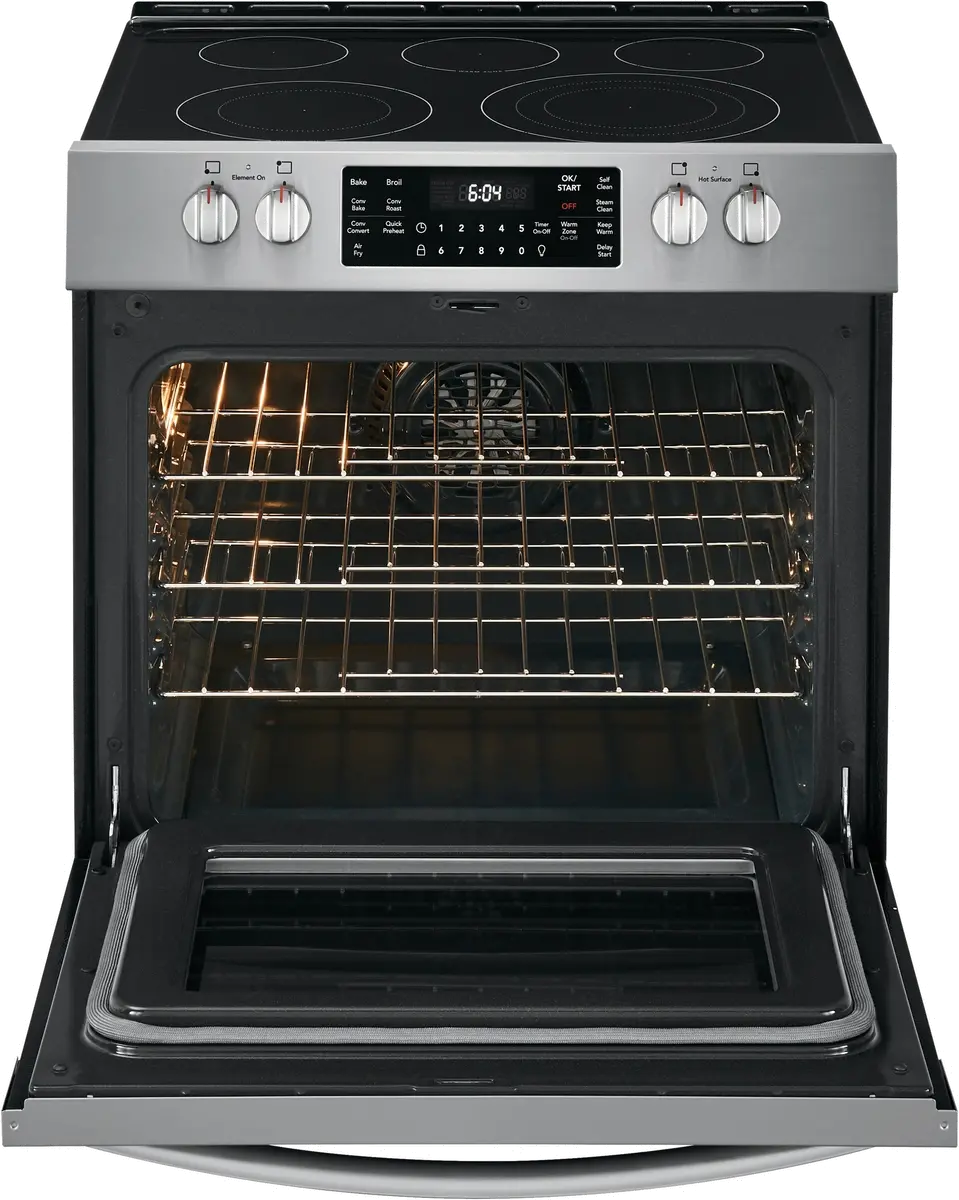 FGEH3047VF Frigidaire 30 Inch Electric Range with Air Fry - 5.4 cu. ft. Stainless Steel-4