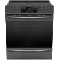 FGEH3047VD Frigidaire 30 Inch Electric Range with Air Fry - 5.4 cu. ft. Black Stainless Steel