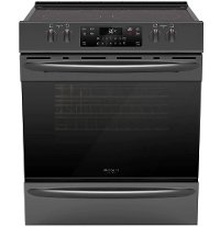 FGEH3047VD Frigidaire 30 Inch Electric Range with Air Fry - 5.4 cu. ft. Black Stainless Steel