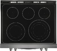FGEH3047VD Frigidaire 30 Inch Electric Range with Air Fry - 5.4 cu. ft. Black Stainless Steel-3