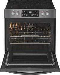 FGEH3047VD Frigidaire 30 Inch Electric Range with Air Fry - 5.4 cu. ft. Black Stainless Steel-4